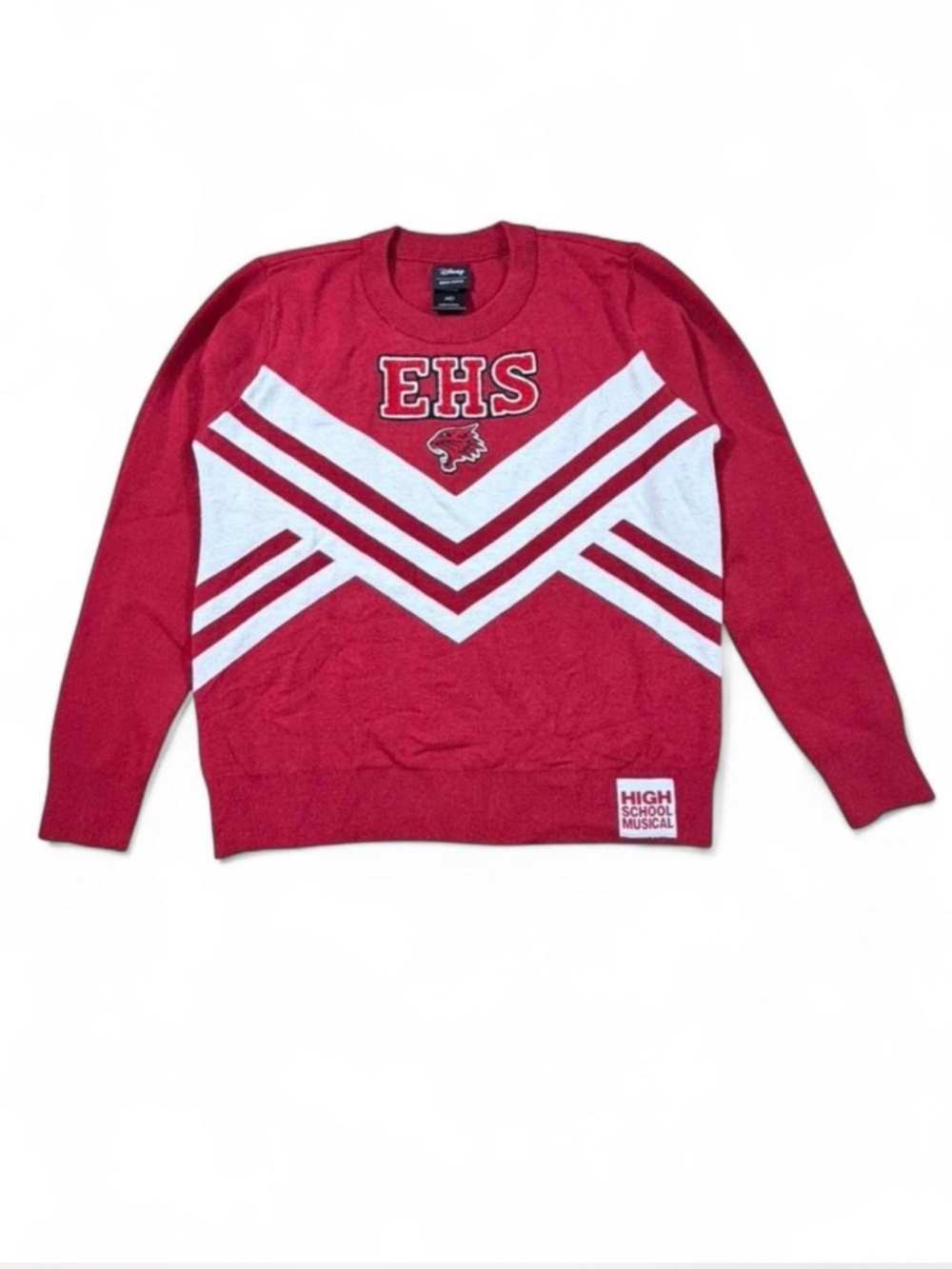 Disney High School Musical Wildcats Cheer Sweater BoxLunch Red Varsity Y2K M